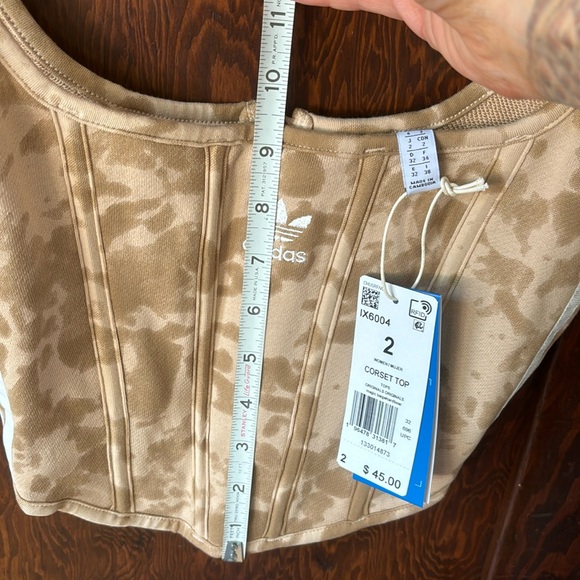 SOLD OUT! NWT Adidas Originals corset top SZ 2 - Picture 9 of 13